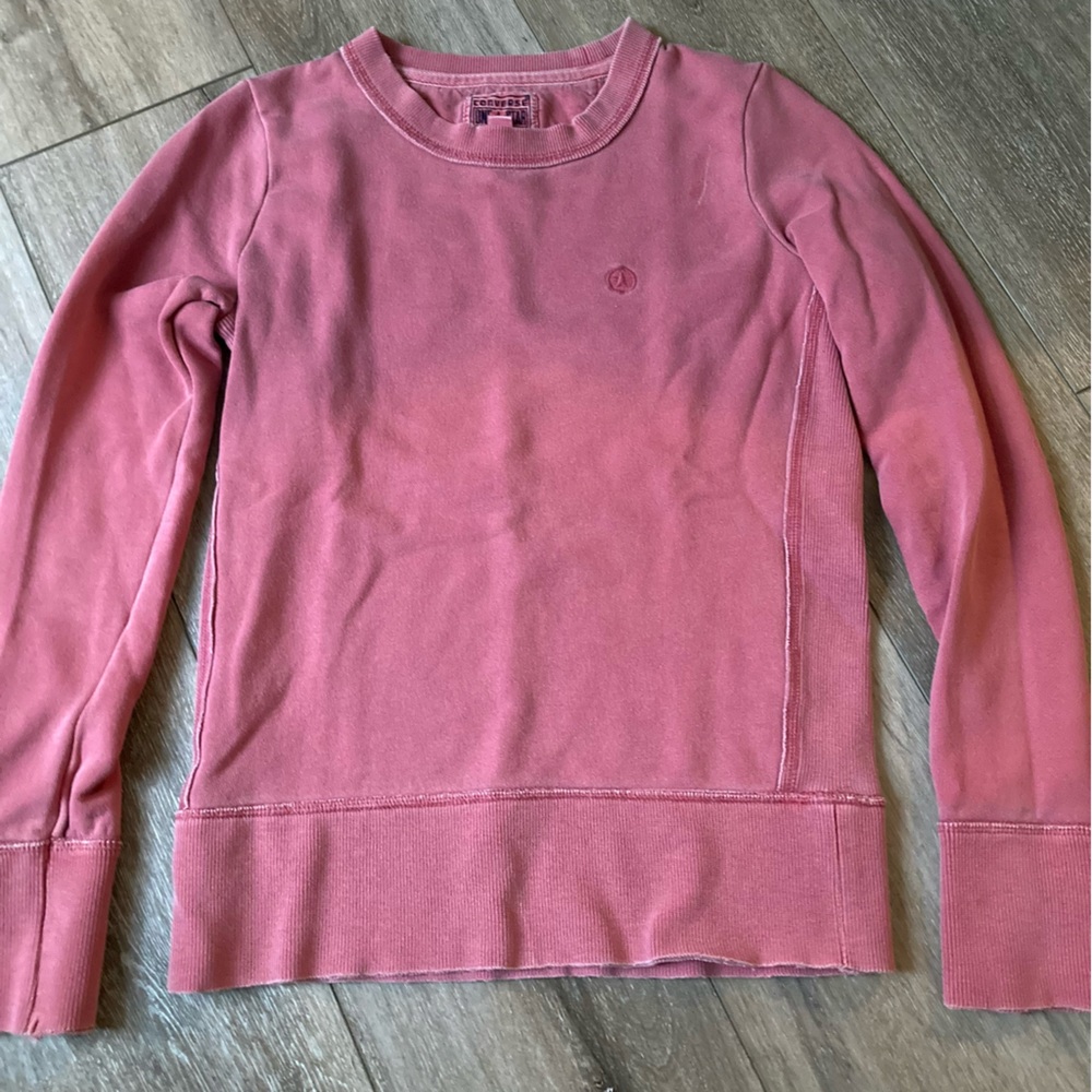 Vintage Pink Converse One Star Sweater
